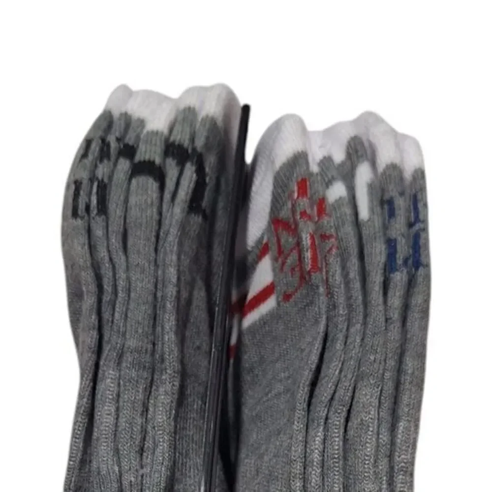 True‎ Religion Men's Low Cut Socks 12 Pack Size 10-13 Cushioned Gray White-NEW